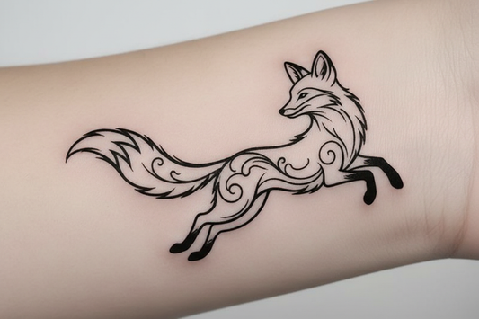 black fox tattoo