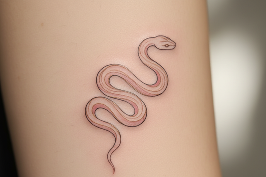 pink fineline snake