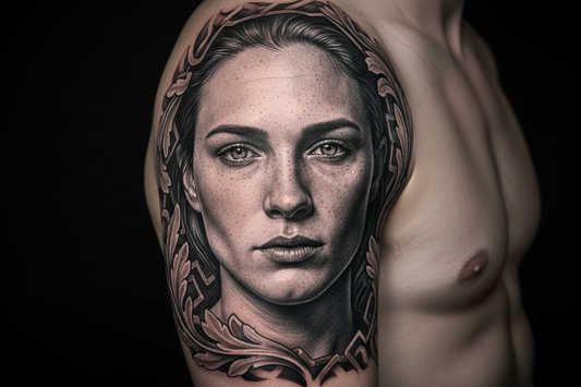 realism tattoo 4"x4"