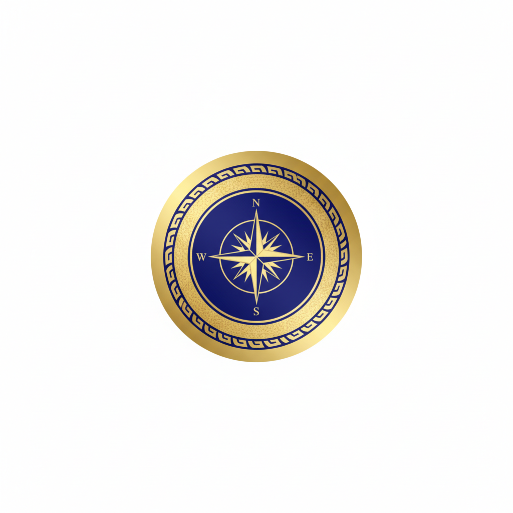 Blue Gold Temporary Tattoo