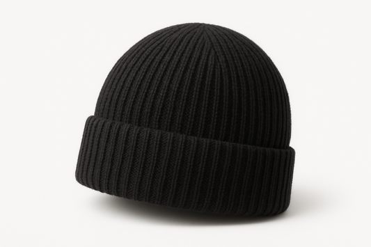 black beanie