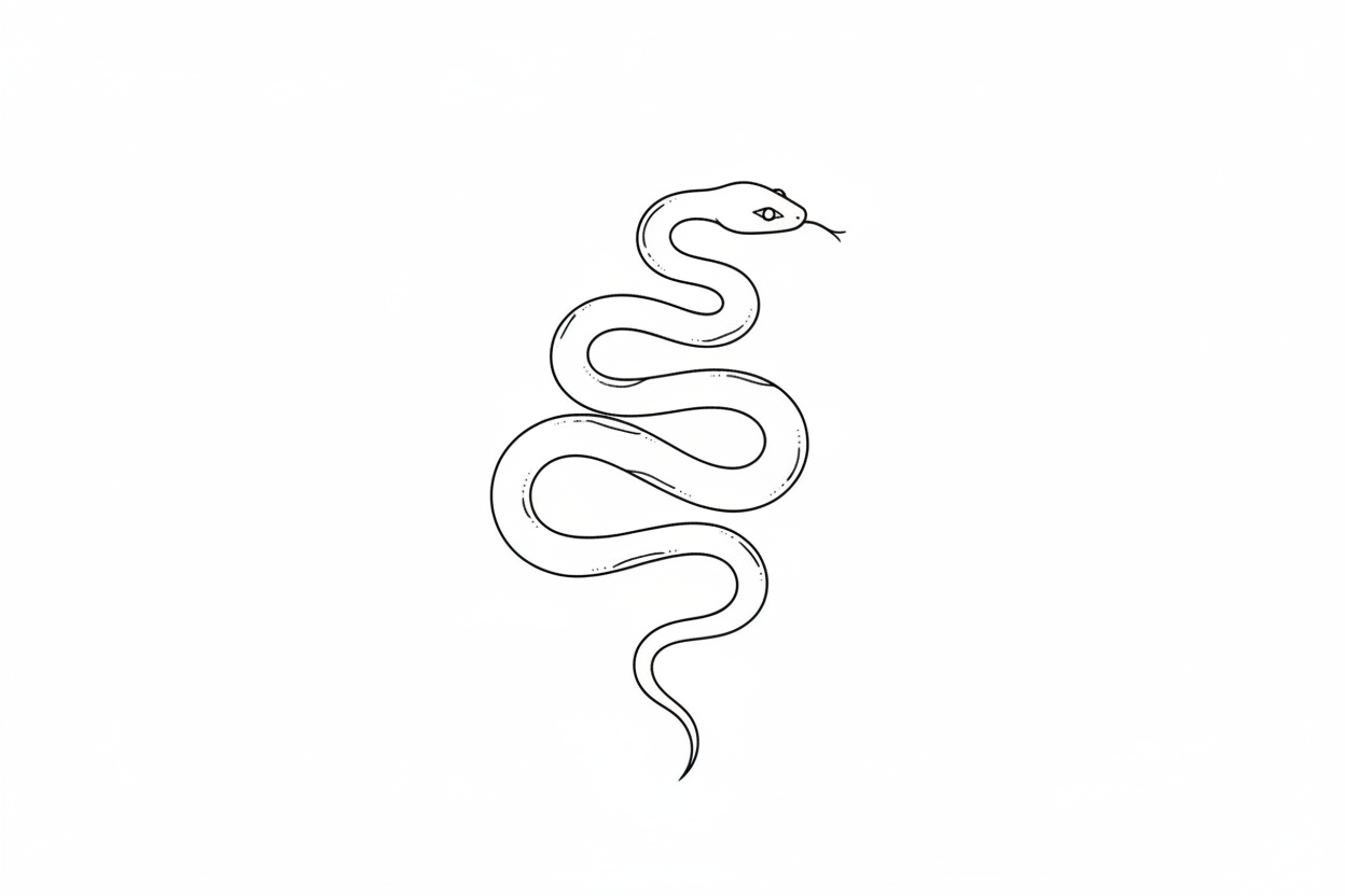 black fineline snake 