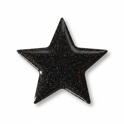 black glitter temporary tattoo