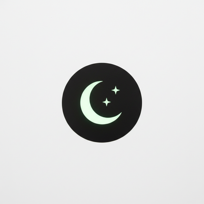black glow in the dark temporary tattoo