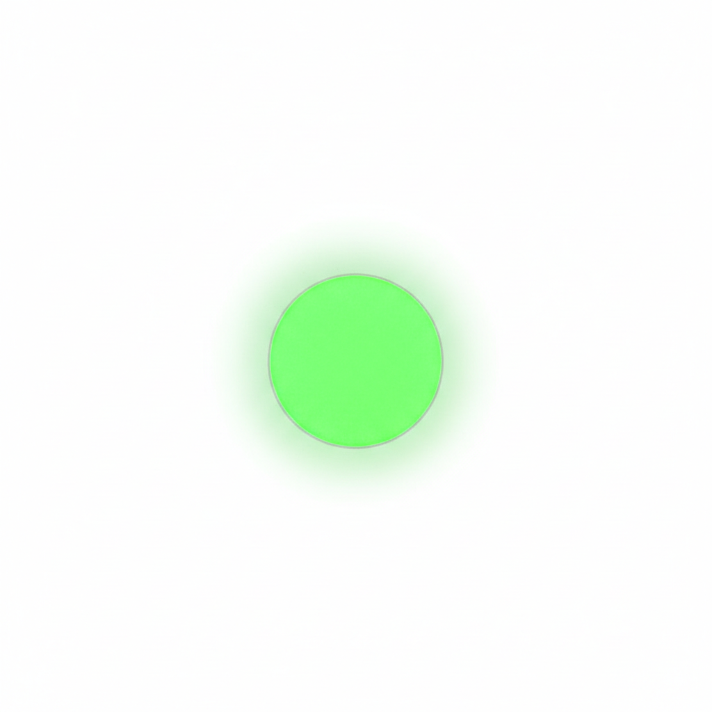 green glow in the dark temporary tattoo