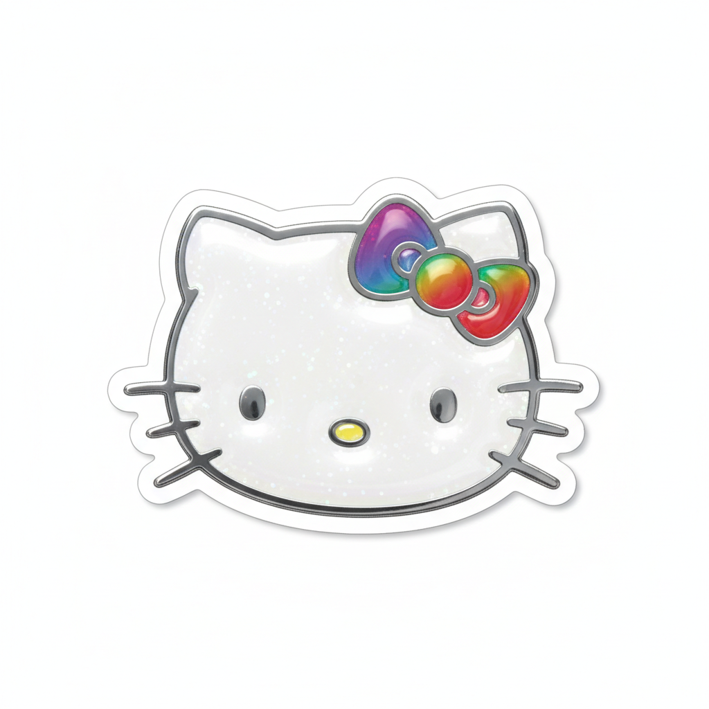 hello kitty shine sticker
