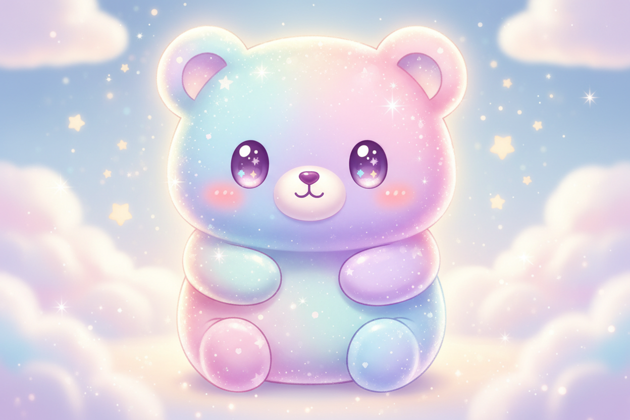 kawaii bear shine