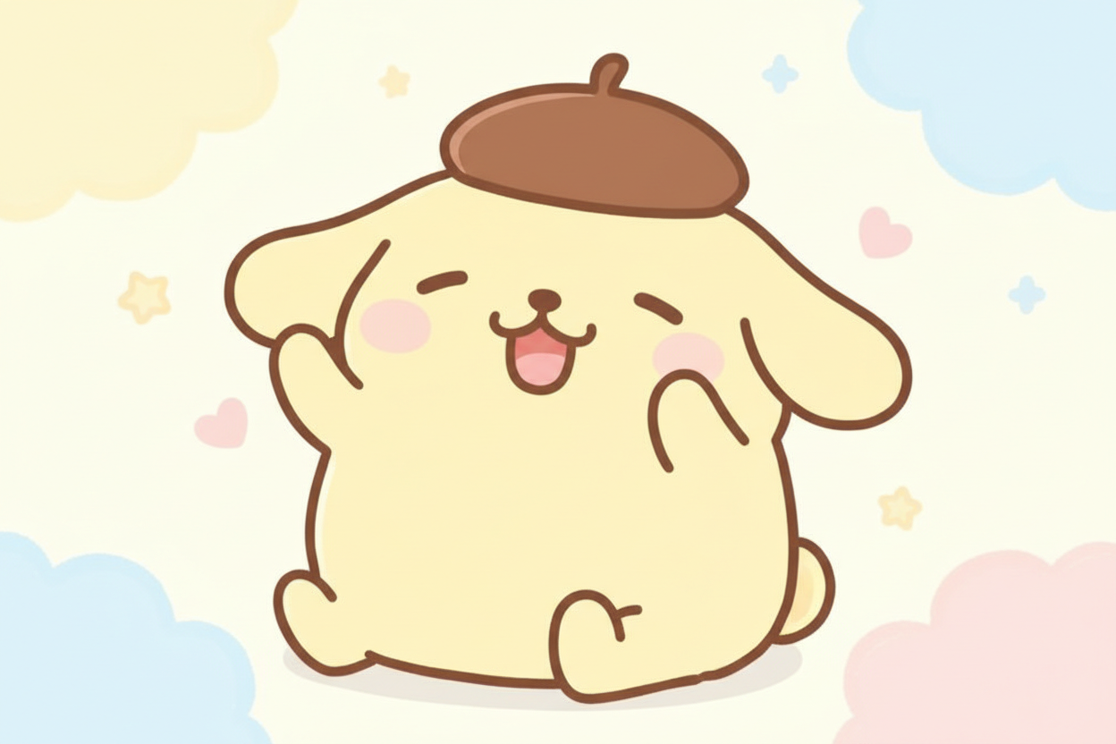pompompurin no glitter