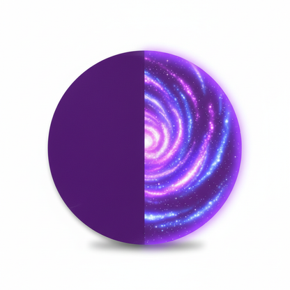 purple glow in dark temporary tattoo