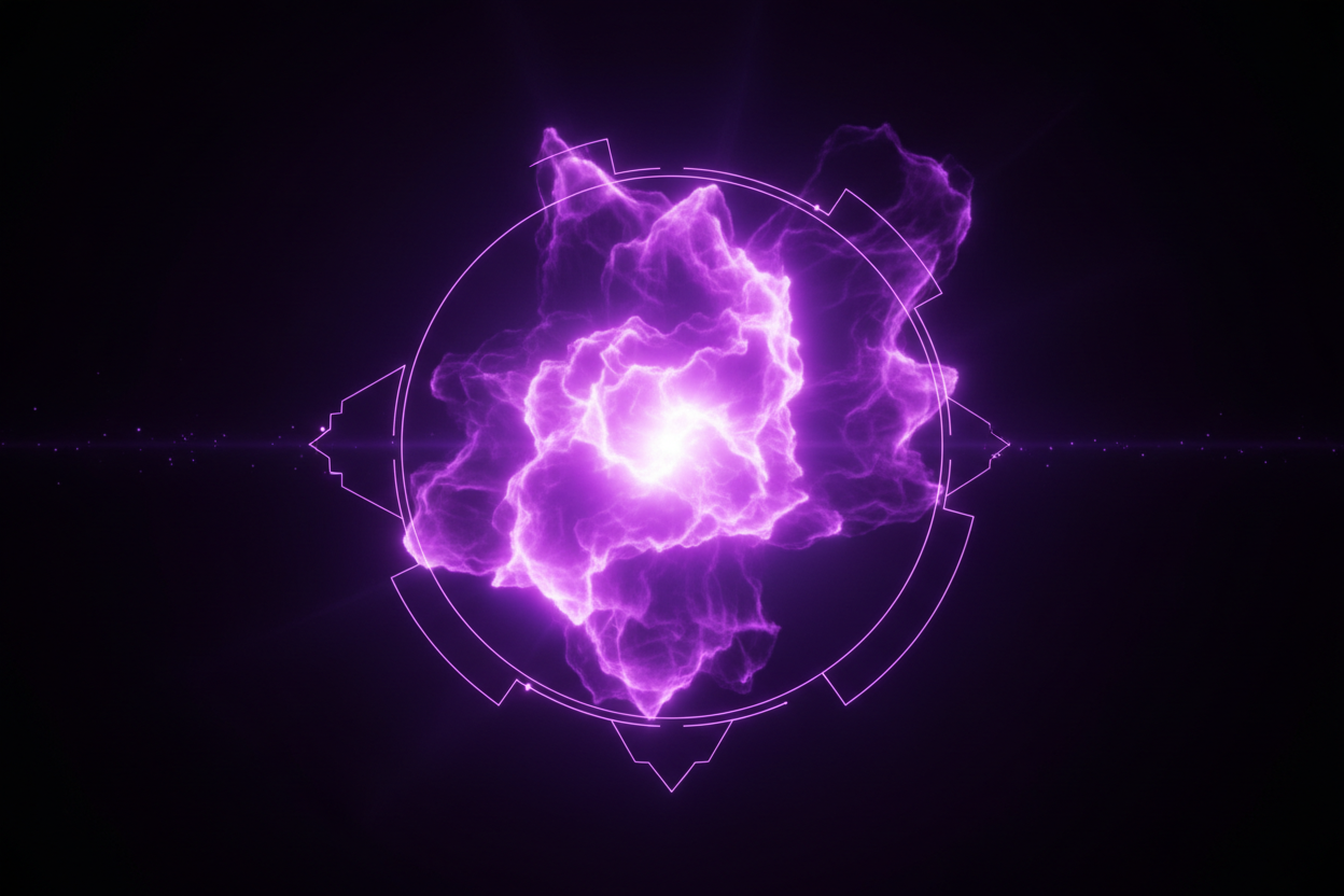 purple glow in the dark