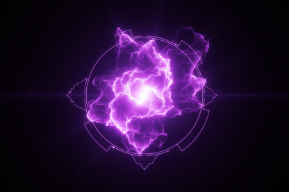 purple glow in the dark
