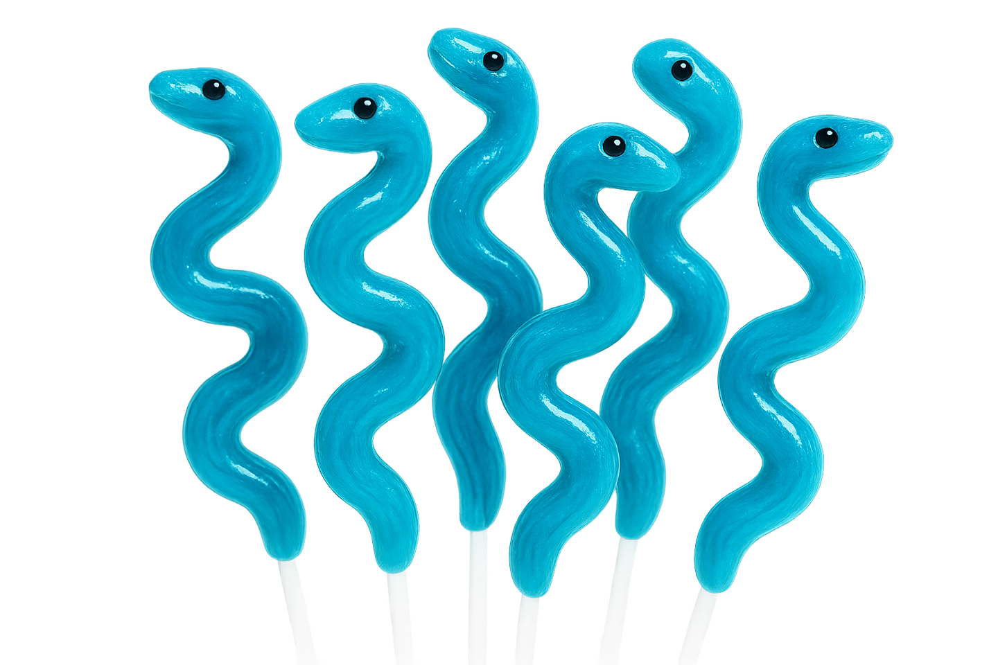 snake lollies blue