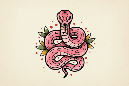 traditional pink snake