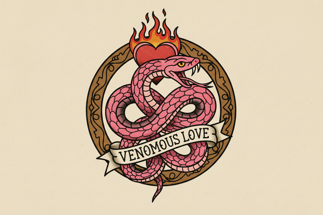 traditional pink snake 